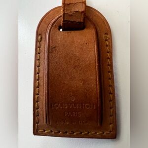 Louis Vuitton luggage tag